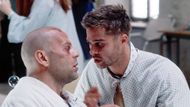 Bruce Willis and Brad Pitt in 12 Monkeys | Image Source: Apple TV+